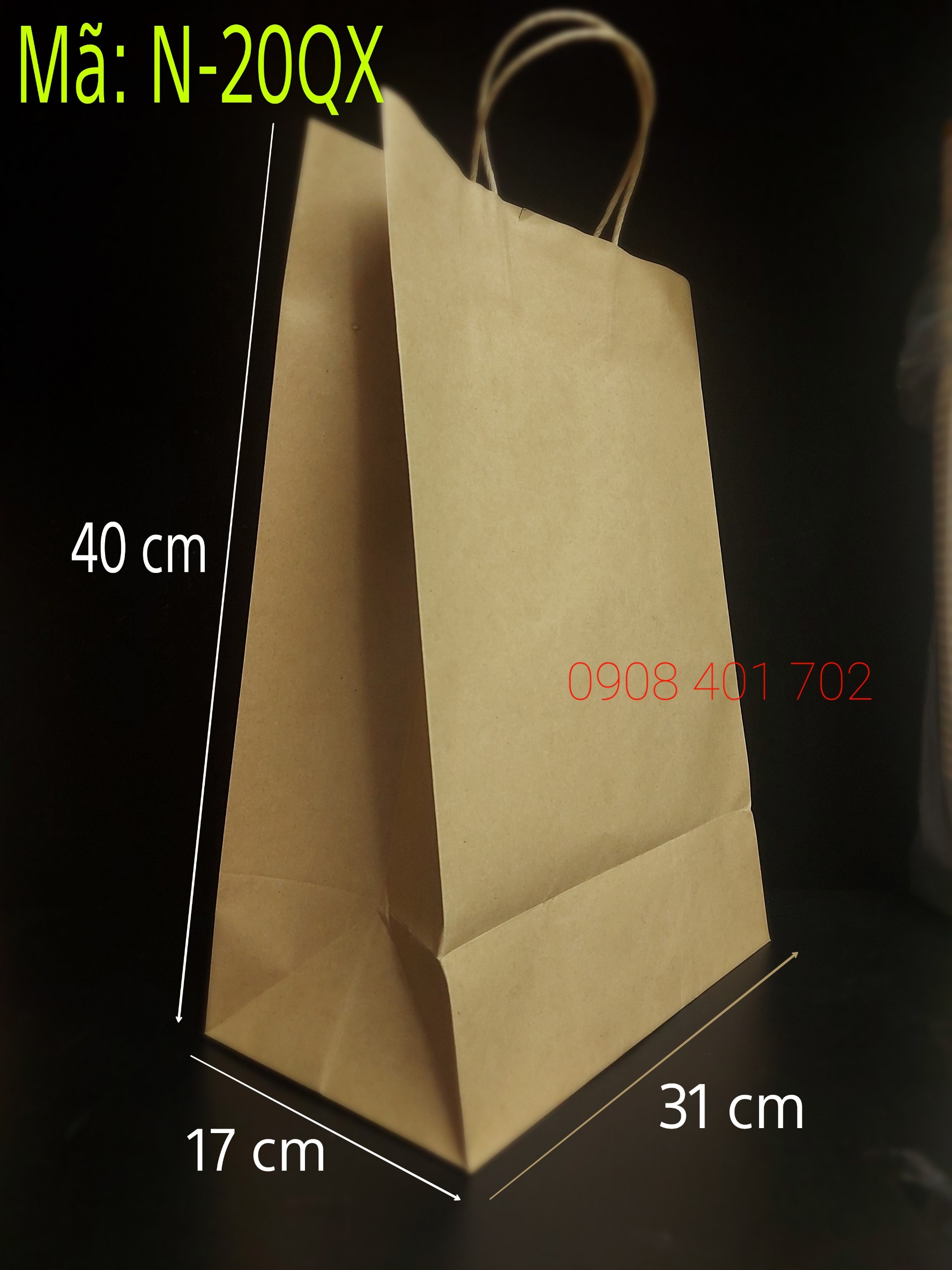 TÚI GIẤY KRAFT CÓ QUAI XÁCH ĐA DỤNG